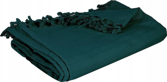 Atmosphera Peacock Μονή 160x220εκ. Green Atmosphera Peacock Μονή 160x220εκ. Green