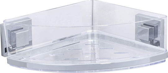 Wenko Ecke An der Wand montiert Badezimmerregal Metallisch 19.5x8.5x28cm Gray