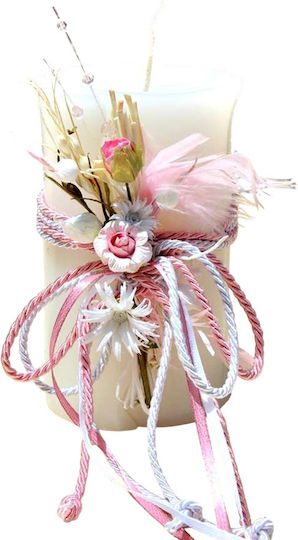 Lumânare Aromatică Roz 9x15cm