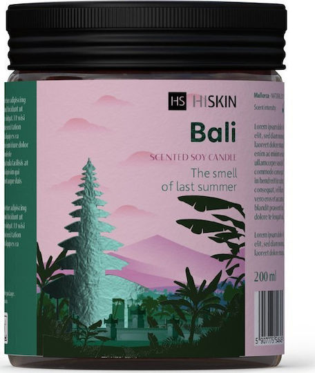 HiSkin Bon Voyage Bali Αρωματικό Σόγιας σε Βάζο Μαύρο
