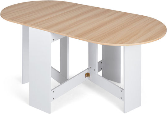 Foldable Wooden Outdoor Table Wooden 163x80x75cm