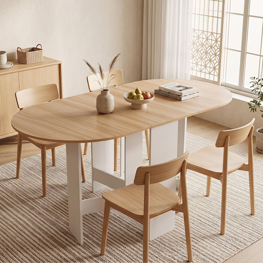 Foldable Wooden Outdoor Table Wooden 163x80x75cm