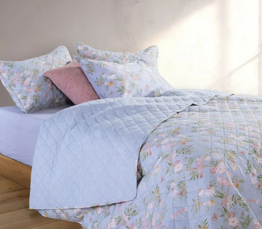 Nef-Nef Homeware Dreamel Шалте Υπέρδιпло Микрофибър Светлосин 230x240cm