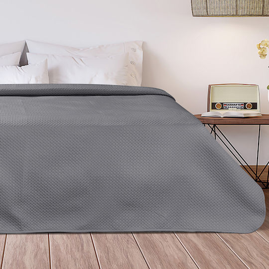 Beauty Home Intence Art 12200 Κουβερλί Υπέρδιπλο Microfiber Γκρι 230x250cm