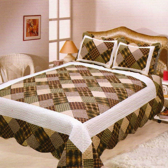 Silk Fashion 13-86A Σετ Μονό Καφέ 160x220cm 2τμχ Silk Fashion 13-86A Σετ Μονό Καφέ 160x220cm 2τμχ