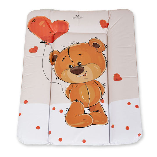 Cangaroo Weiche Wickelauflage Teddy Bear aus Kunststoff Mehrfarbig 50x70cm