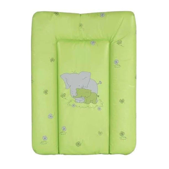 Lorelli Weiche Wickelauflage aus Stoff Green Elephants 50x70cm