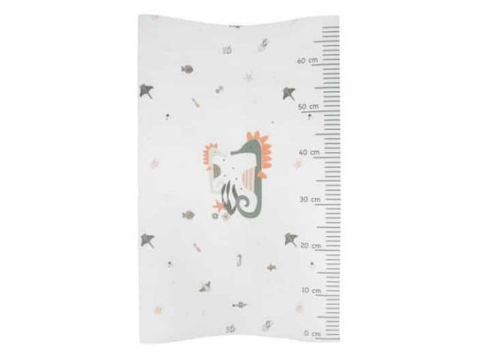 Bebejou Weiche Wickelauflage Sweet Butterfly aus Stoff Weiß 44x72cm