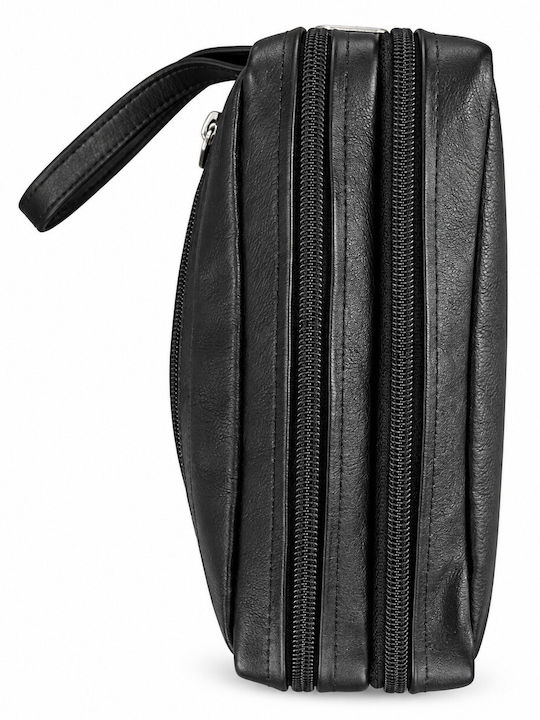 Kouros Leder Handtasche Herren 124 Schwarz