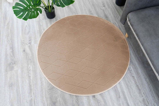 Strado Covor Rotund Bej Φ160cm