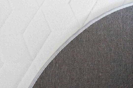 Strado Χαλί Στρογγυλό White Φ200cm