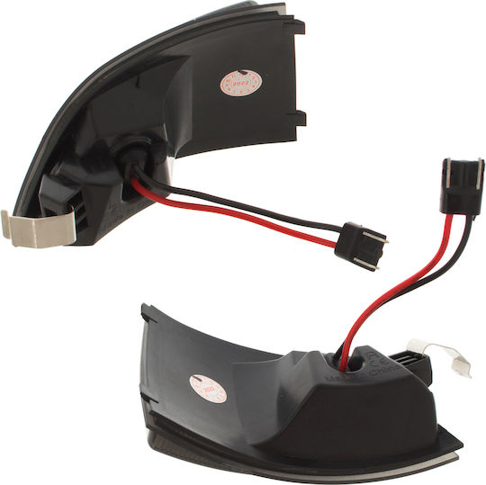 Ford Focus II 04-08 Linke + Rechte Rauch Dynamic LED Spiegelblinkleuchten 2 Stück Satz
