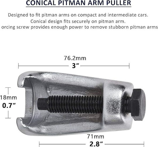 Set 2 Presă Extracție Pini Capete Tije Cclife Extractor Universal de Articulații Sferice pentru Suspensia Auto