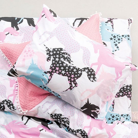 Palamaiki Trend TC936 Детски калъфи за възглавници от 100% памук 50x75бр Pink