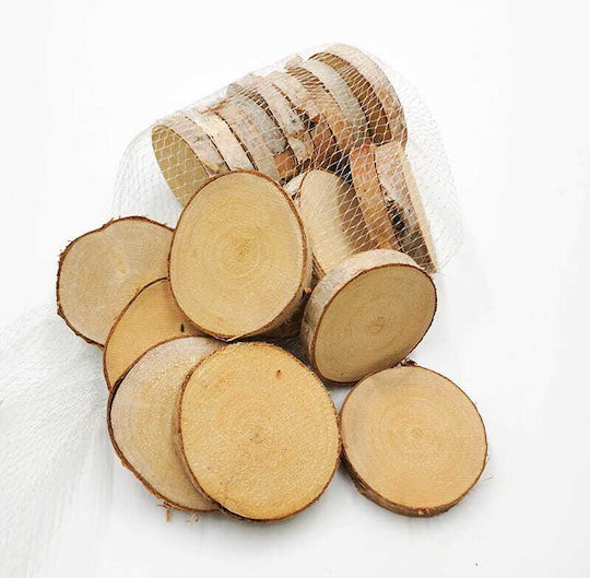 Birch Wood Slices Pack 20 Pieces