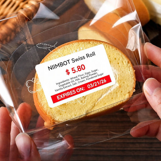 Niimbot Εκτυπωτής Ετικετών USB, Bluetooth 300 dpi