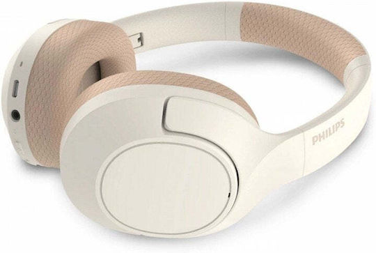 Philips TAH7508WT/99 Ασύρματα / Ενσύρματα Over Ear Ακουστικά και Quick Charge Λευκά