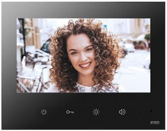 CTC Комплект за видеодомофон Wi-Fi Черен