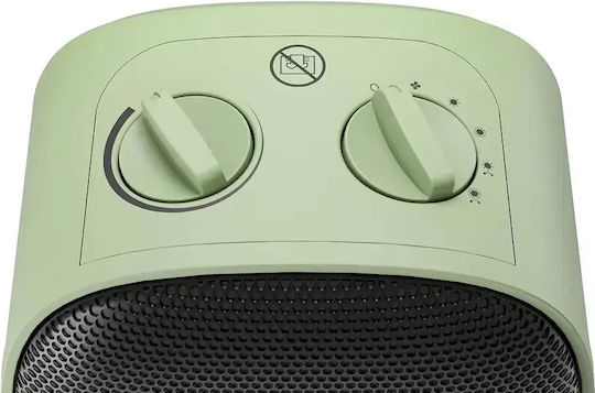 Olimpia Splendid Caldo Flick Ceramic Radiator Electric de Tip Ventilator de Utilizare Generală De Podea Verde 1800W