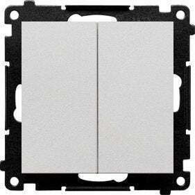 Kontakt-Simon Waterproof Recessed Wall Switch Two-Way with Frame Aller Retour