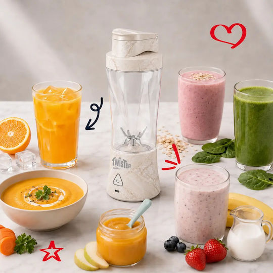 Webber Блендер с кана Tritan 700 ml 11V Бежов