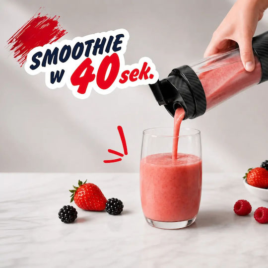 Webber Блендер с каната Tritan 700 ml 11V Черен