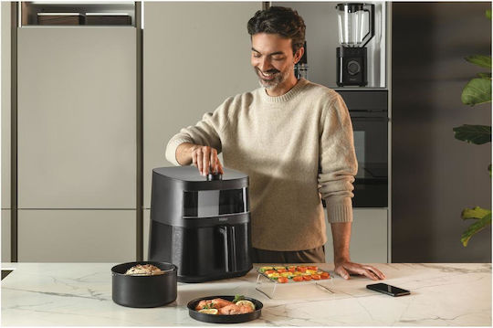 Haier Air Fryer with Double Removable Container 7lt Black HAF5TWA3