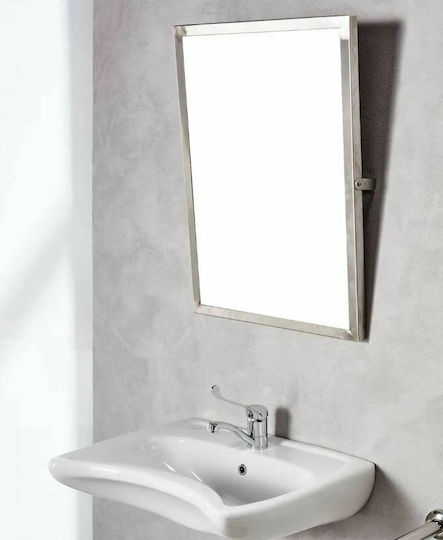 Tema 82001 Ορθογώνιος από Ανοξείδωτο Ατσάλι 50x70cm