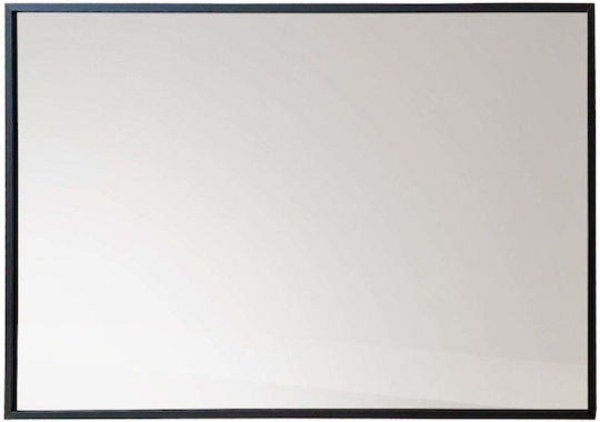 Edaxo Rectangular Metal 60x40cm Black