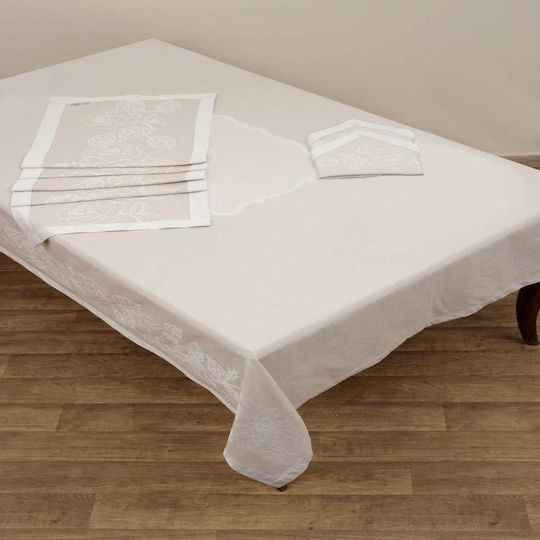 Anna Riska Läufer 2410 Linen 50x165cm