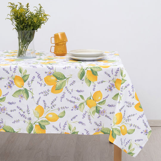 Dimeco Rotunde Lemon Gelb 220x220cm