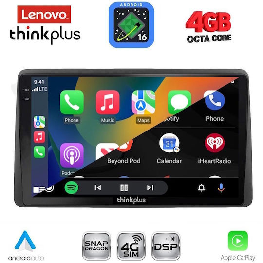 Lenovo Автомобилна Аудио Система За Nissan Navara 1998-2004 Bluetooth USB Вграден Wi-Fi GPS Apple CarPlay Android Auto С Touch Screen 10"