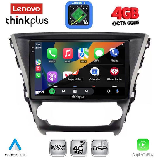 Lenovo Автомобилна Аудио Система За Toyota Avensis 2016-2019 Bluetooth USB Вграден Wi-Fi GPS Apple CarPlay Android Auto С Touch Screen 10"