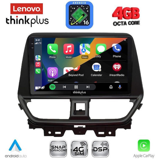 Lenovo Car Audio System for Suzuki Baleno 2022-2026 Bluetooth USB WiFi GPS Apple CarPlay Android Auto with 9" Touch Screen