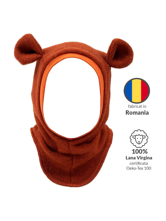 Căciulă Pentru Copii Fleece Maro