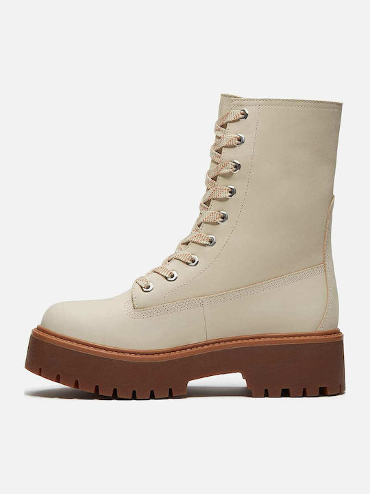 Timberland Street Ankle Boots Beige
