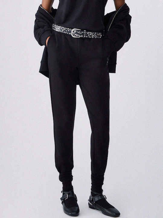 Women's Fabric Trousers Black