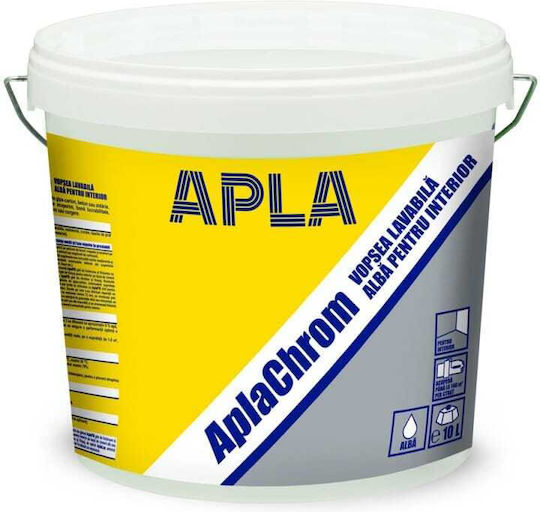 Πλαστικό Χρώμα για Εσωτερική Χρήση Intense White 10lt