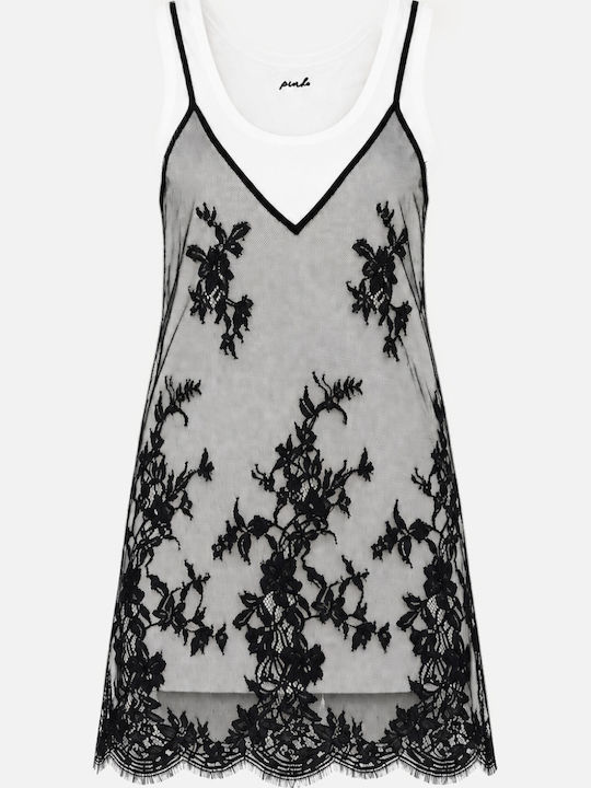 Summer Mini Evening Slip Dress Black