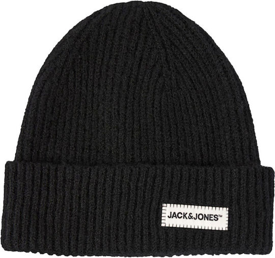 Beanie Unisex Căciulă Tricotată în Culoare Neagră