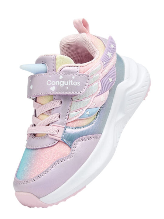 Kinder Sneaker mit Lichtern Lila