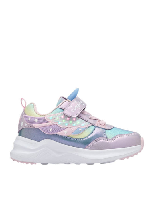 Kinder Sneaker mit Lichtern Lila