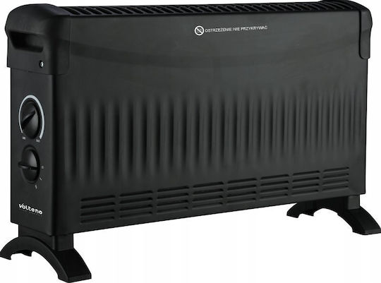 Volt Polska Floor Convector Heater 1500W 52.5x32.5cm Black