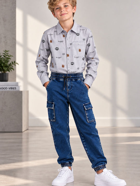 Funky Kids' Jeans Trousers Blue