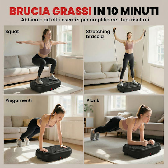 5 Intensity Levels 5 Programs Vibration Platform Passive Exercise for Total Body