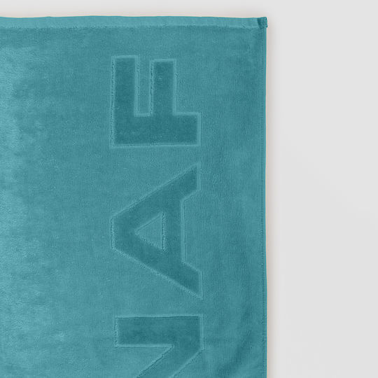 Beach Towel 90x170 Naf-naf Velour Turquoise