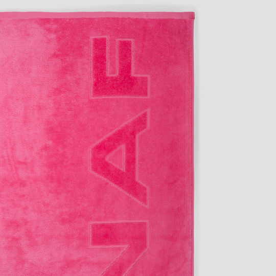 Πετσέτα Θαλάσσης 90x170 Naf-naf Velour Pink