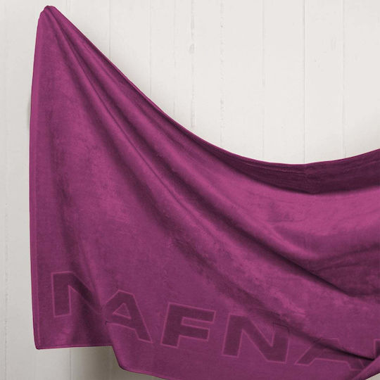 Πετσέτα Θαλάσσης 90x170 Naf-naf Velour Viola