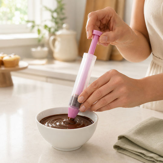 Zenker Pastry Bag Decorating Syringe Zenker Pastry Bag Decorating Syringe