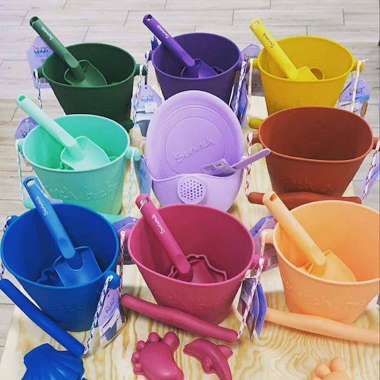 Swimtrainer Red + Scrunch Set Buckets Fish & Molds